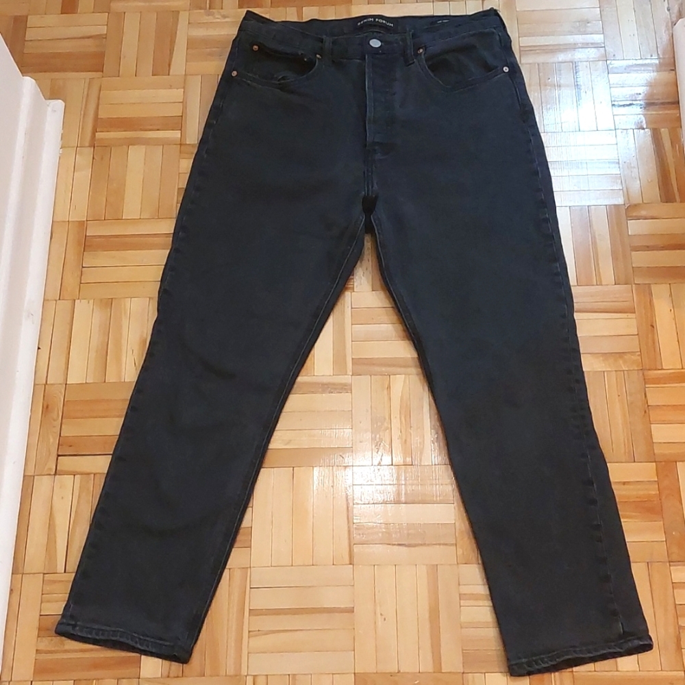 Denim Forum High Rise Jeans - Black
